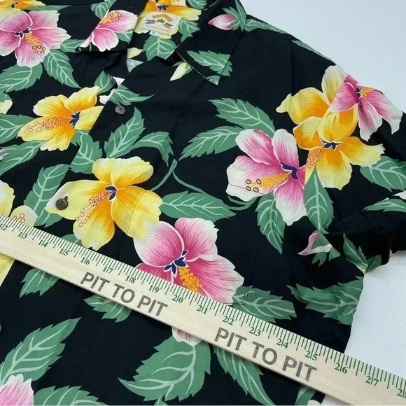 Vintage Pineapple Juice Hawaiian Shirt Mens XL Short sleeve button down 2600 - Picture 5 of 7